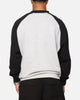 Carre Panel Raglan Crewneck Black/Grey Marle
