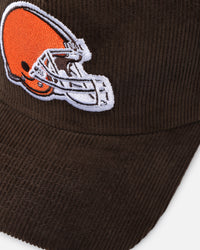 New Era Cleveland Browns 'Walnut Corduroy' 9FORTY A-Frame Snapback Walnut