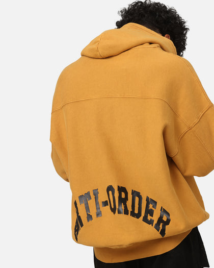 The Anti Order Architype Boxy Hoodie Mustard