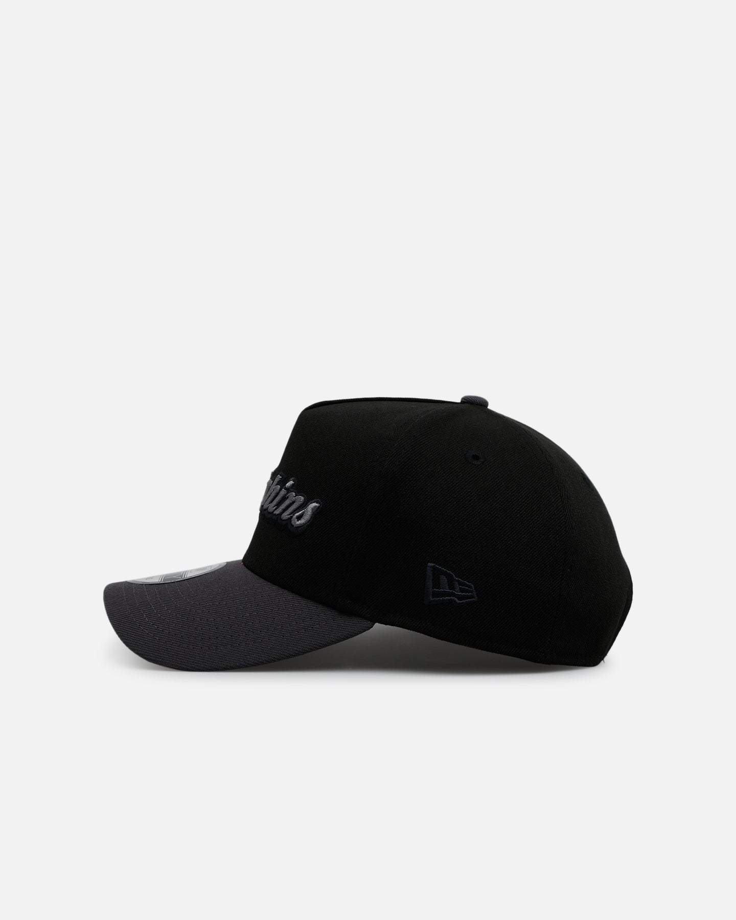 New Era Miami Dolphins 'Stealth' 9FORTY A-Frame Snapback Black