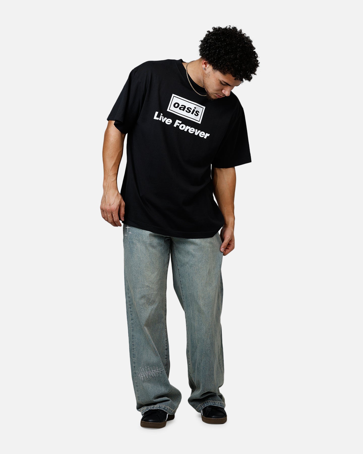 Global Merchandising Oasis Live Forever T-Shirt Black | Culture