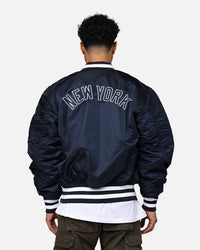 New Era X Alpha Series X MLB New York Yankees MA-1 Bomber Jacket Navy