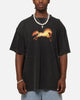 Ed Hardy Horse Power Vintage T-Shirt Black Acidwash