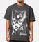 73Studio X DC Batman Catwoman Heavyweight T-Shirt Black Wash