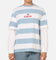 Carre Club Stripe Long Sleeve T-Shirt Blue Stripe