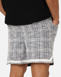XXIII Textured Ball Shorts Navy/Cream