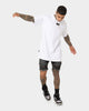 Saint Morta Codex Denim Shorts Vintage Black