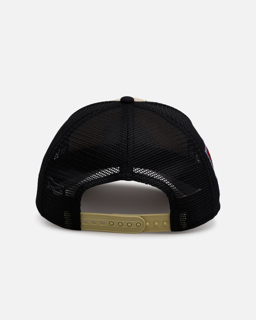New Era Detroit Tigers 'Vintage Truckers' 9FORTY A-Frame Trucker Snapback Vegas Gold