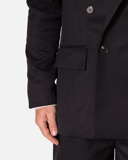 MNML Double Breasted Suit Jacket Black