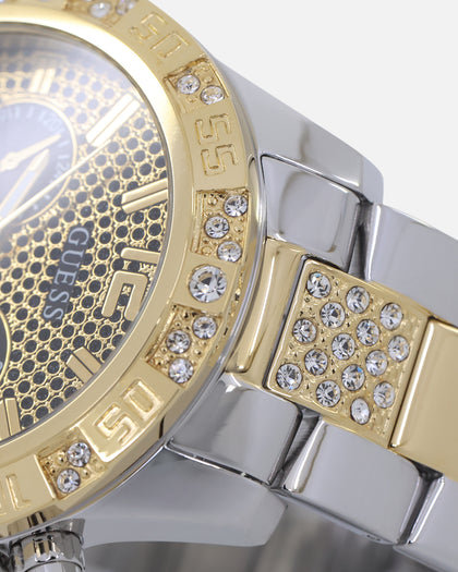 Guess Mainline Women's Majesty Crystal '40th Anniversary' Watch Gold