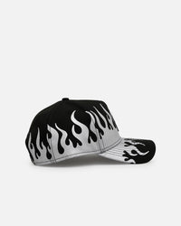 New Era Los Angeles Angels 'Metallic Flames' 9FORTY A-Frame Snapback Black/Silver