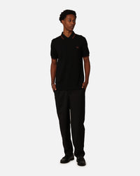 Fred Perry Twin Tipped Polo Shirt Black/Whisky Brown