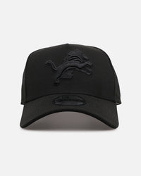 New Era Detroit Lions 'Black on Black' 9FORTY A-Frame Snapback Black/Black