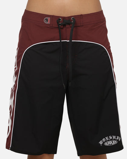 Worship Primal Long Boardshorts Black Port