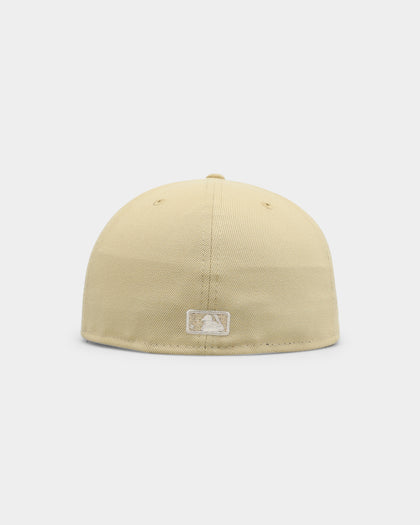 New Era Los Angeles Dodgers 'Raffia Front' 59FIFTY Fitted Vegas Gold