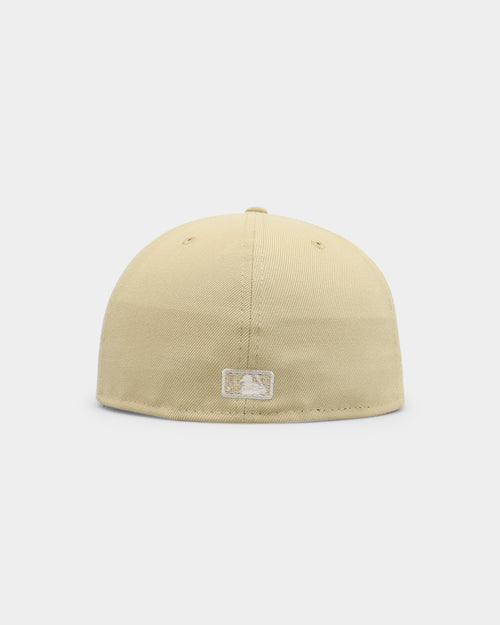New Era Los Angeles Dodgers 'Raffia Front' 59FIFTY Fitted Vegas Gold