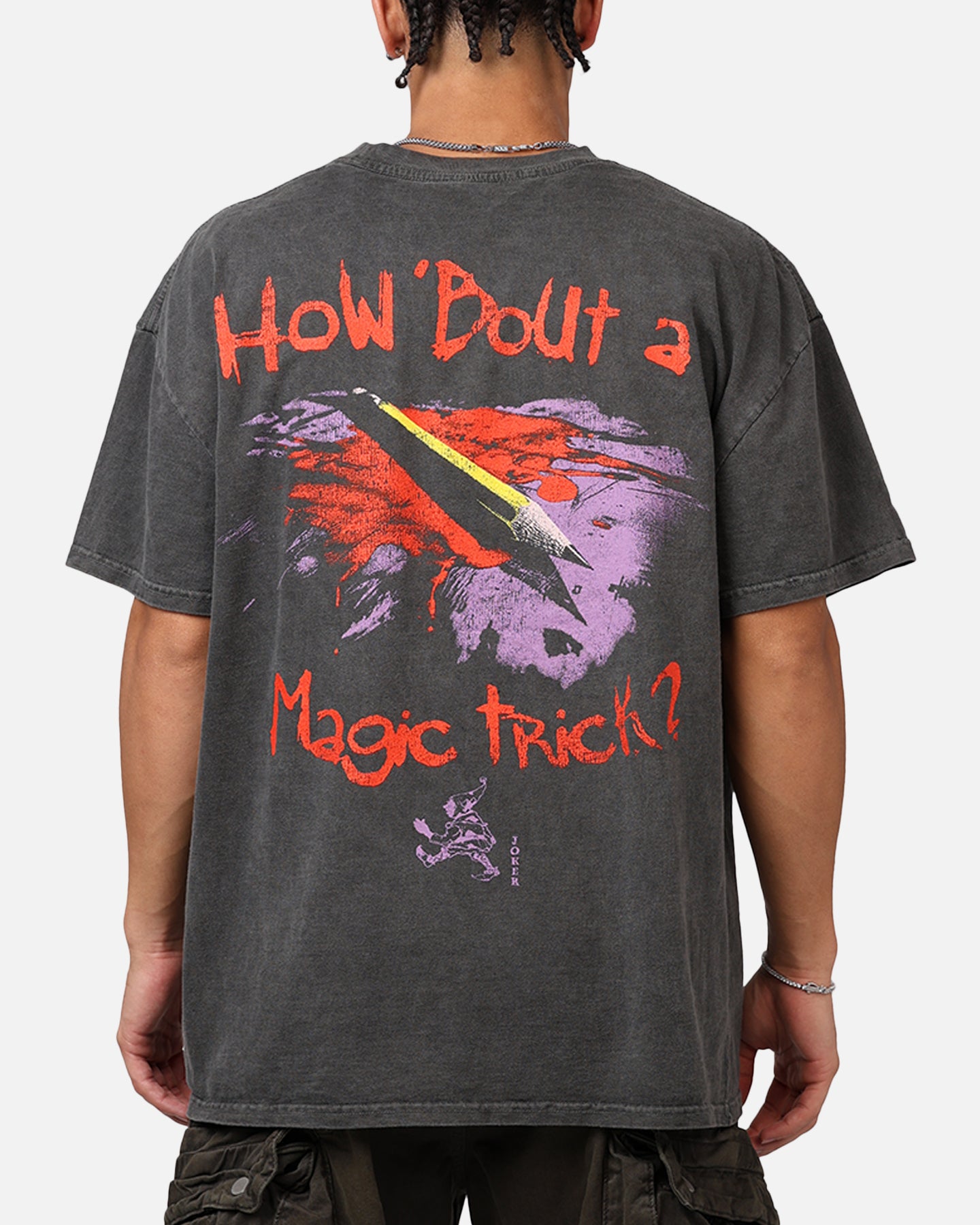 73Studio X DC Batman The Joker Magic Trick Heavyweight T-Shirt