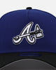New Era Atlanta Braves 'Royal Reign' 9FORTY A-Frame Snapback Dark Royal/Black