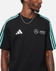 adidas x Mercedes-AMG PETRONAS Formula One F1 DNA T-Shirt Black/White