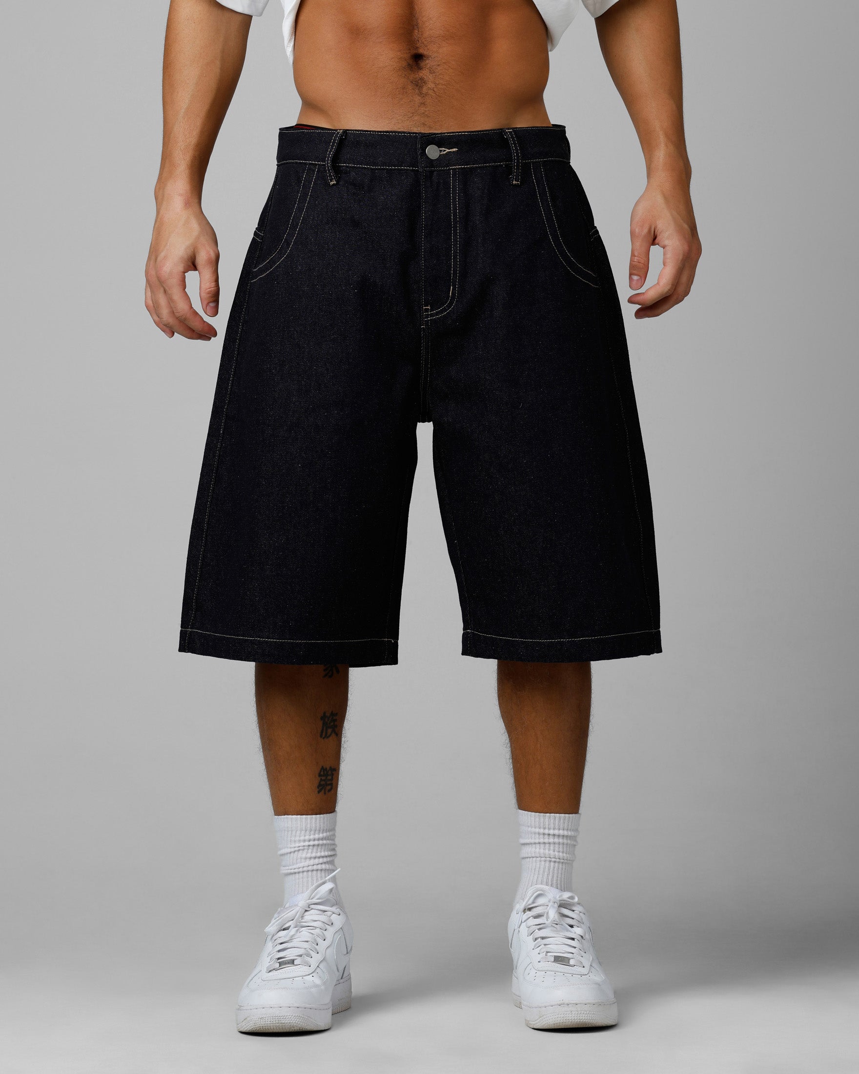 Loiter Star Born Denim Jorts Indigo | Culture Kings US