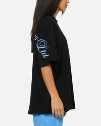 Carre Side Script Oversized T-Shirt Black/Blue
