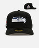 New Era Seattle Seahawks 'Black And Team Color' 59FIFITY Fitted Black/Official Team Color