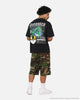 The Pokémon Collection By 73Studio Rayquaza Vintage T-Shirt Off Black