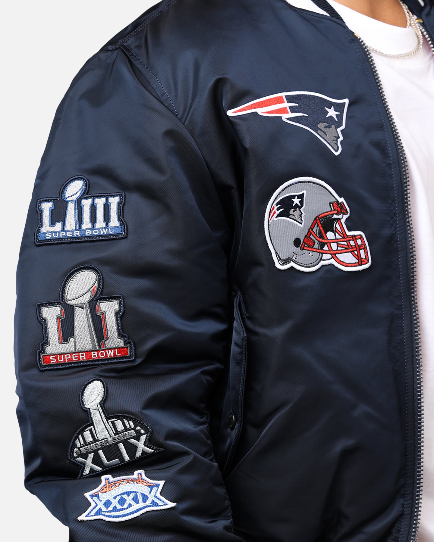 New Era X Alpha Series X NFL New England Patriots MA-1 Bomber
