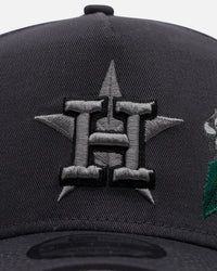 New Era Houston Astros 'Gray Tonal Roses' 9FORTY A-Frame Snapback Gray