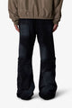 MNML Side Snap Kick Flare Pants Black