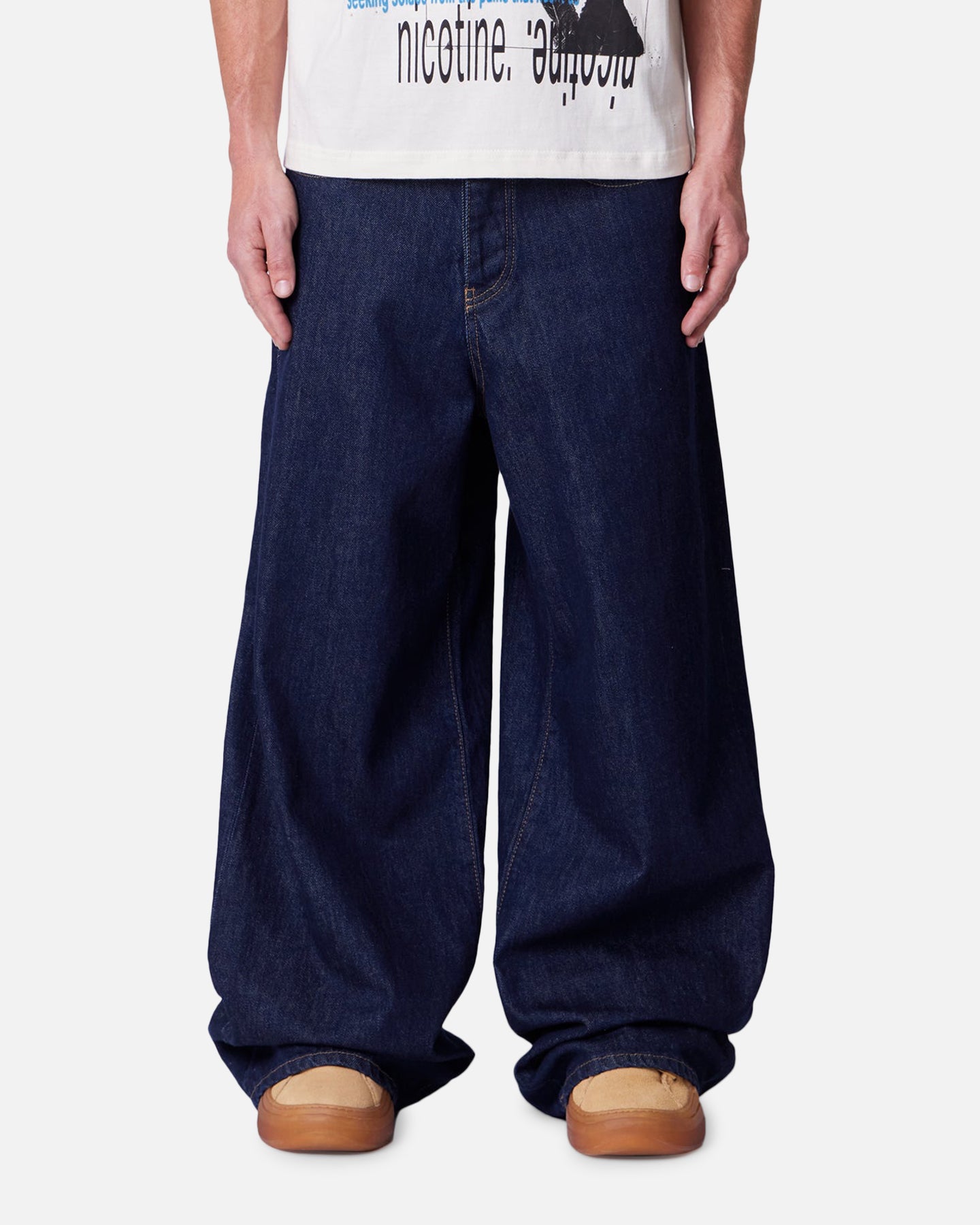 MNML Rave Raw Jeans Rinse Indigo | Culture Kings US
