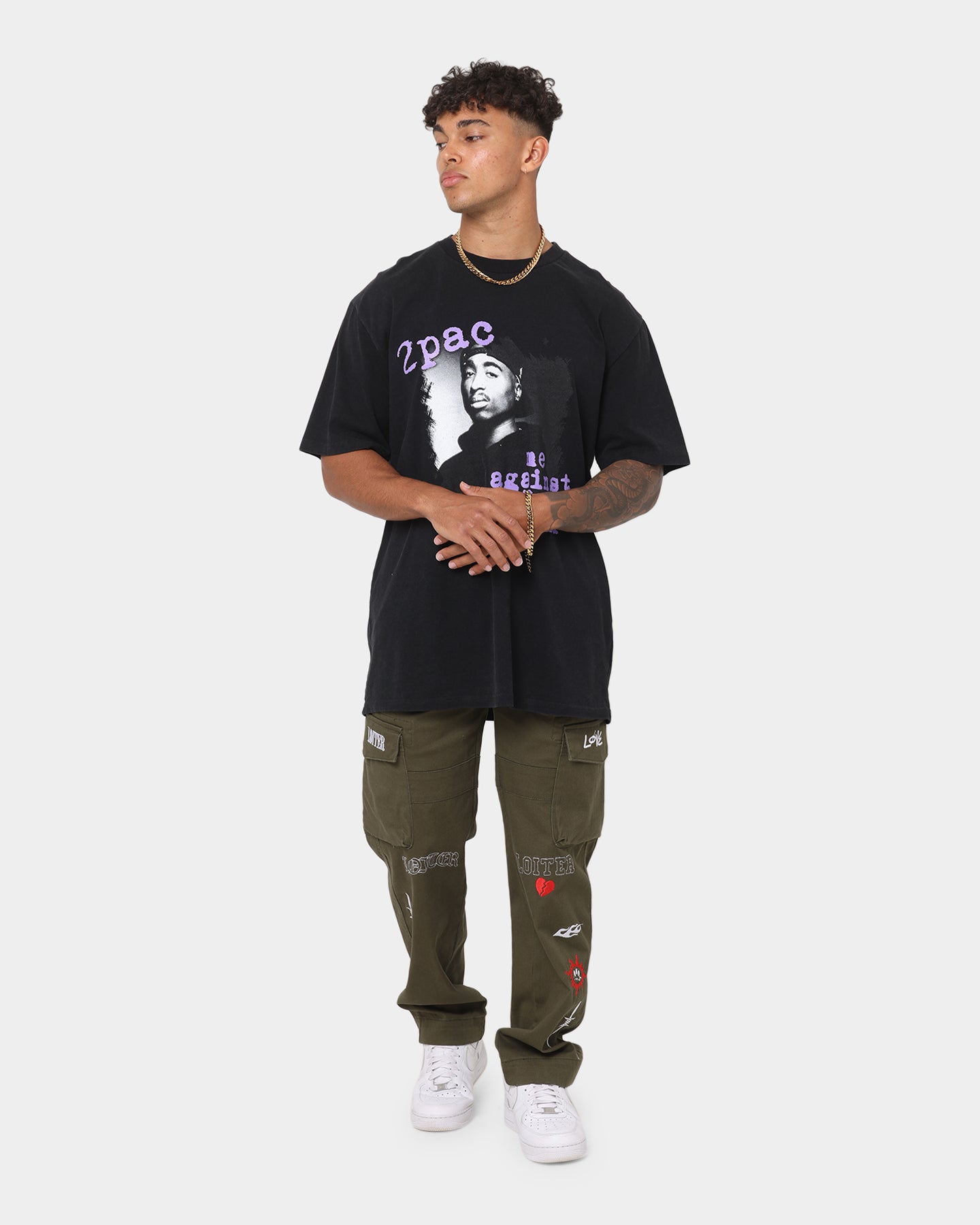 Loiter Sketch Cargo Pants Khaki | Culture Kings US