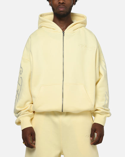 Ed Hardy Trinity Zip Hoodie Butter Yellow
