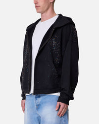 MNML Crystal Hoodie Washed Black
