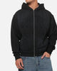 73Studio Marvel Spider-Man Battle Torn Zip Hoodie Washed Black