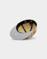 New Era San Francisco 49ers 'Raffia Front' 59FIFTY Fitted Vegas Gold