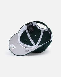 New Era Las Vegas Raiders 'Retro Crown Classic' 9FIFTY Retro Crown Strapback Dark Green
