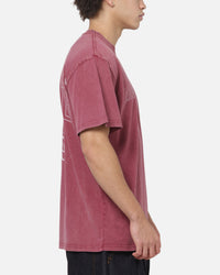 Bleacher Athletic Manly Sea Eagles NRL Attrition Washed T-Shirt Burgundy