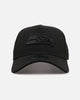 New Era Seattle Seahawks 'Black on Black' 9FORTY A-Frame Snapback Black/Black