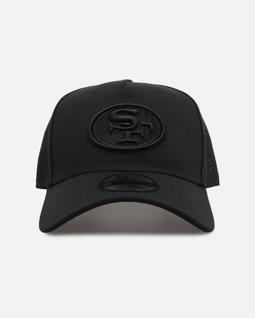 New Era San Francisco 49ers 'Black On Black' 9FORTY A-Frame Snapback Black/Black