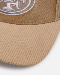 47 Brand San Francisco 49ers 'Apollo Cord Khaki' Hitch Strapback Khaki