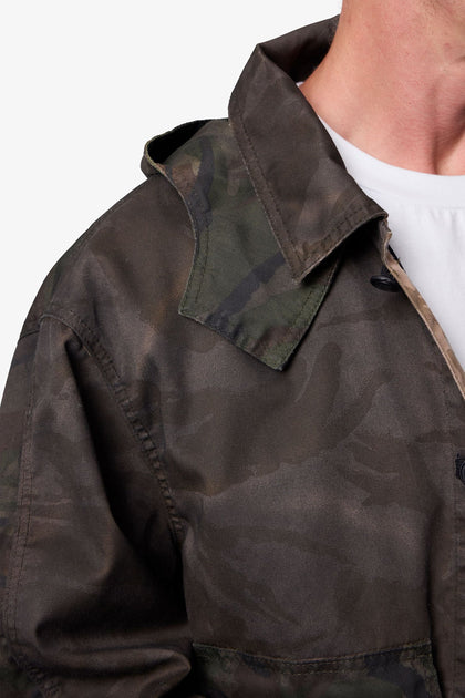 MNML Overdyed Hooded Jacket Camo