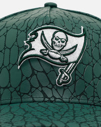 New Era Tampa Bay Buccaneers 'Croc Skin 2.0' 9FORTY A-Frame Snapback Dark Green