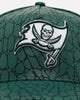 New Era Tampa Bay Buccaneers 'Croc Skin 2.0' 9FORTY A-Frame Snapback Dark Green