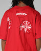 Loiter Destruction T-Shirt Red