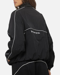 New Era Double Zip Track Jacket Black