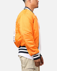 New Era X Alpha Series X NFL Chicago Bears MA-1 Bomber Jacket Navy/Orange