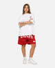 Mitchell & Ness Kansas City Chiefs Arch Script Shorts Red