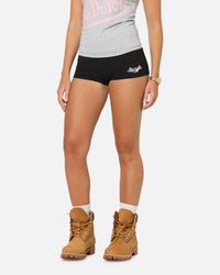 Von Dutch Women's Mini Booty Shorts Black