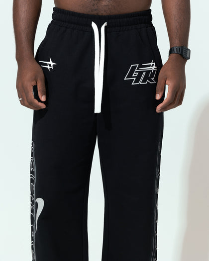 Loiter Runaway Track Pants Black